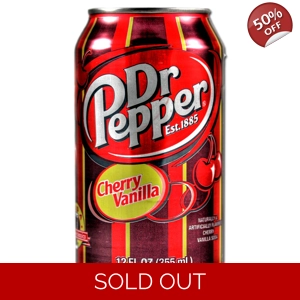 Dr Pepper Cherry Vanilla 355ml Can - American Soda